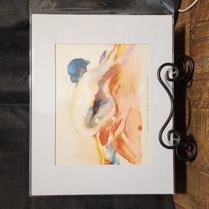 Crouching Woman Fine Art Print Edvard Munch